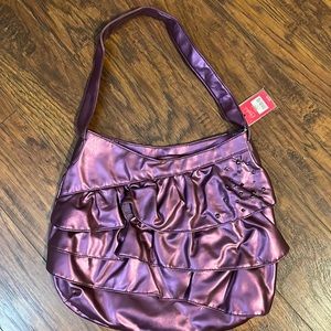 Candies Metallic Purple Purse- New